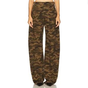GRLFRND Camouflage Wide-Leg Pants